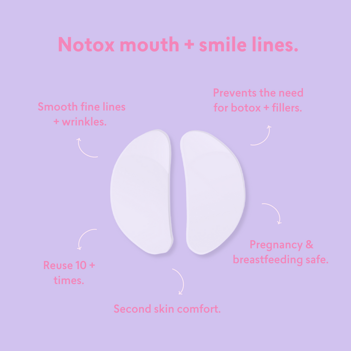Notox - Mouth + Smile Lines Silicone Patches