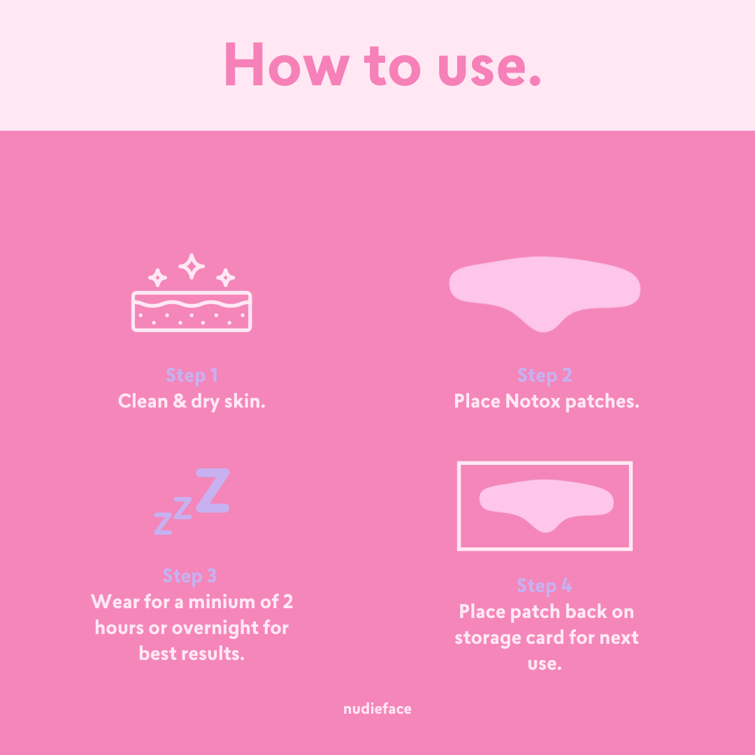 Notox - Forehead + Frown Lines Silicone Wrinkle Patch