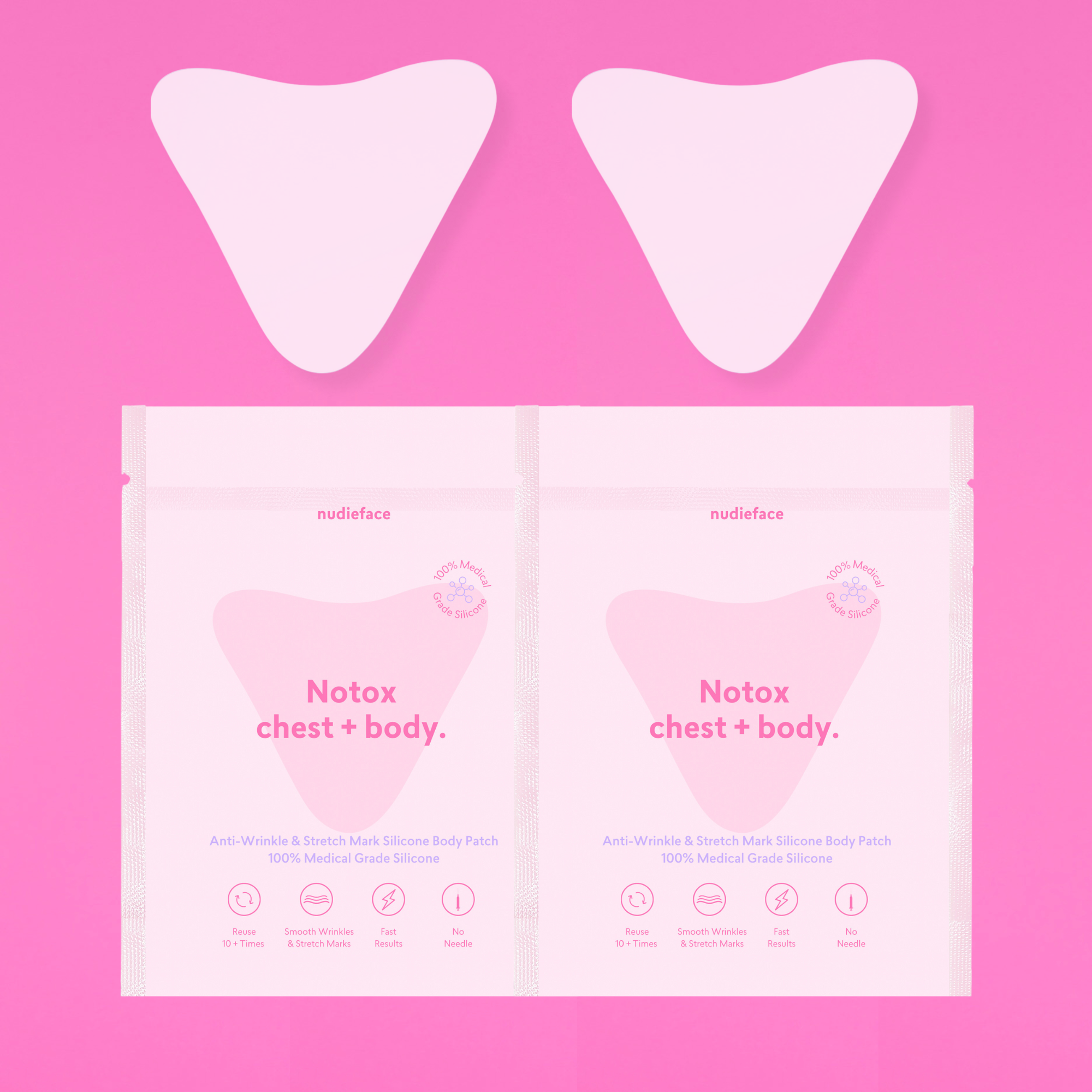 Notox - Chest + Body Silicone Wrinkle Patch (2 PACK)